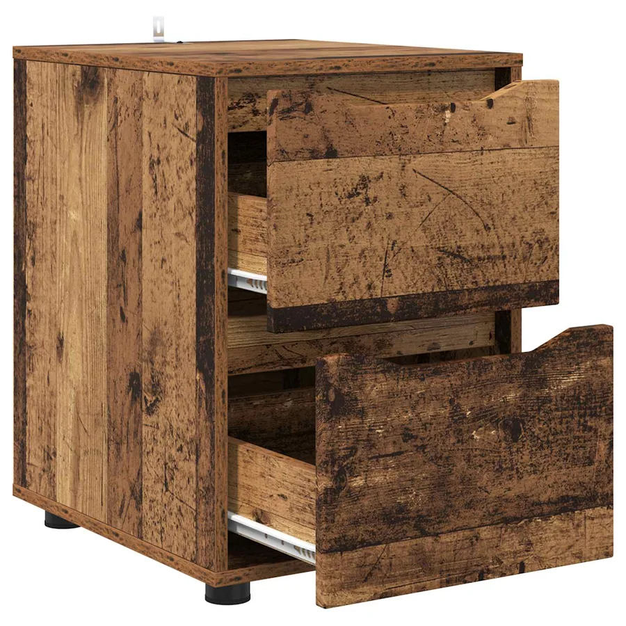 Armoire de rangement Bois Ancien 40 x 48 x 57 cm - 5