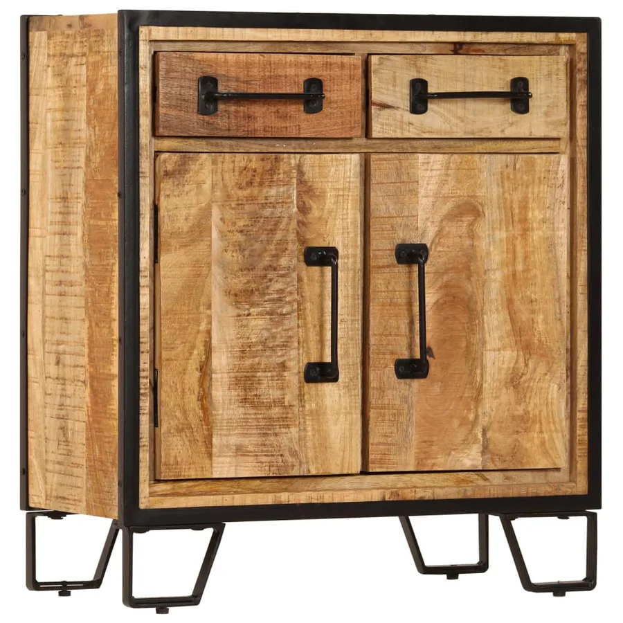 Buffet 65x30x70 cm Bois de manguier massif - 11