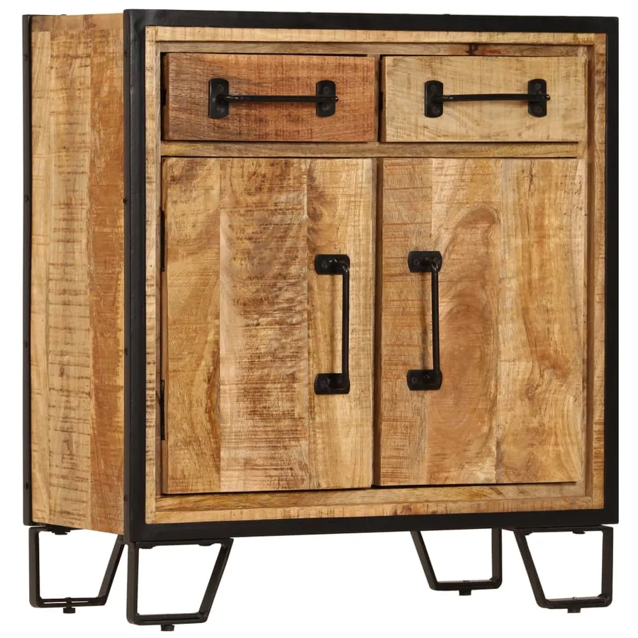 Buffet 65x30x70 cm Bois de manguier massif - 13