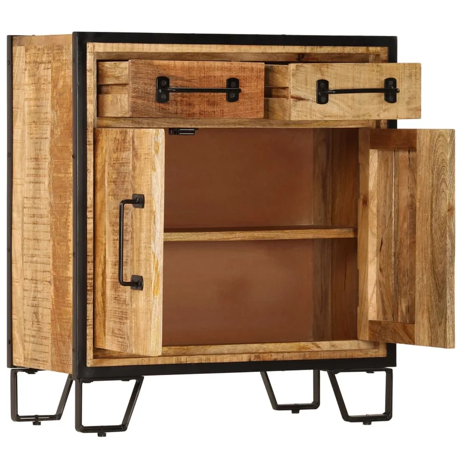 Buffet 65x30x70 cm Bois de manguier massif - 4