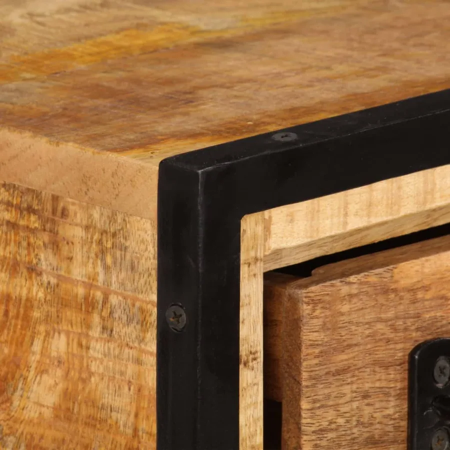 Buffet 65x30x70 cm Bois de manguier massif - 5