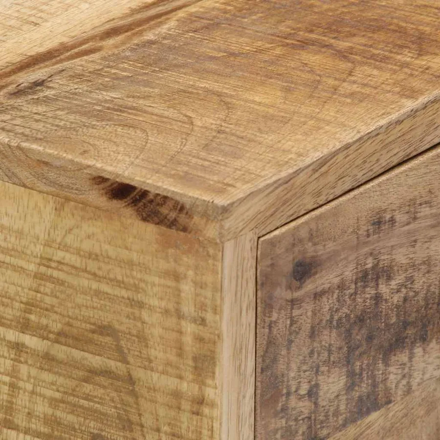 Buffet 88x30x71 cm Bois de manguier massif - 6