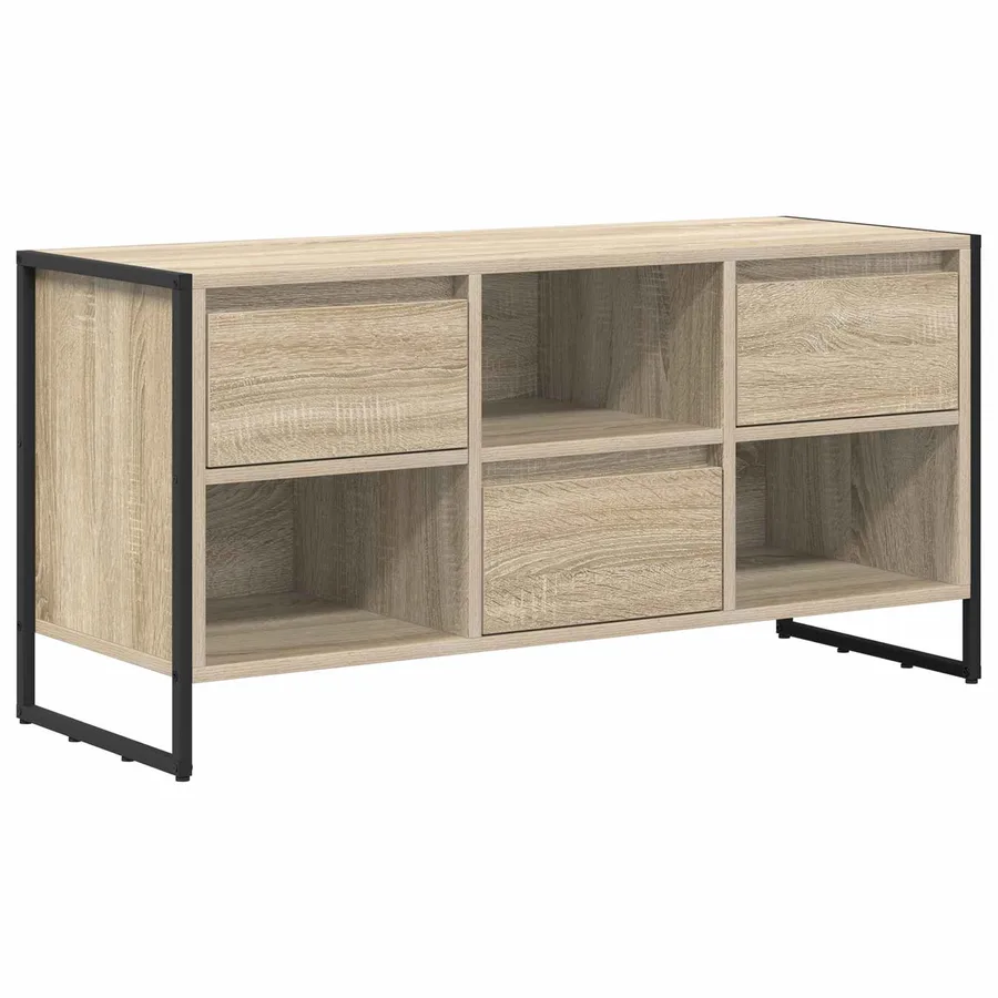Meuble TV Sonoma 100 x 36 x 49,5 cm Bois d'ingénierie - 2