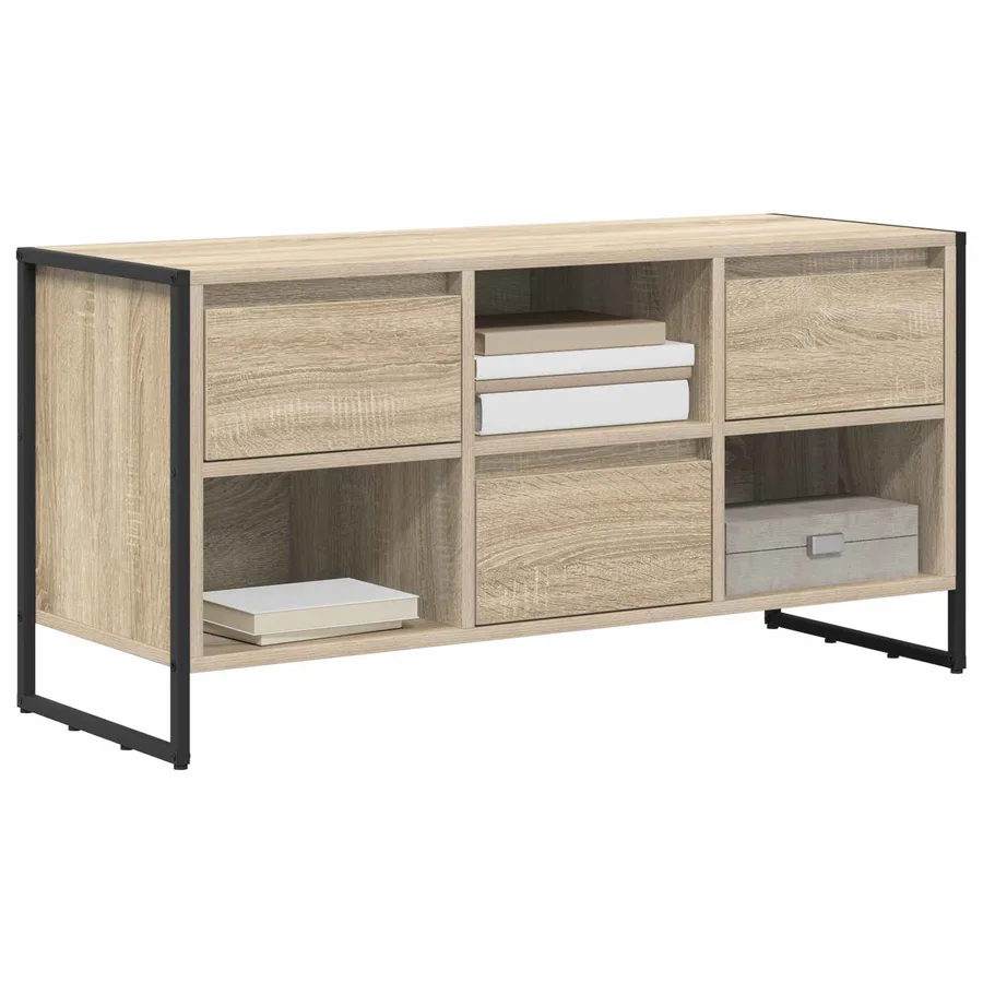 Meuble TV Sonoma 100 x 36 x 49,5 cm Bois d'ingénierie - 3