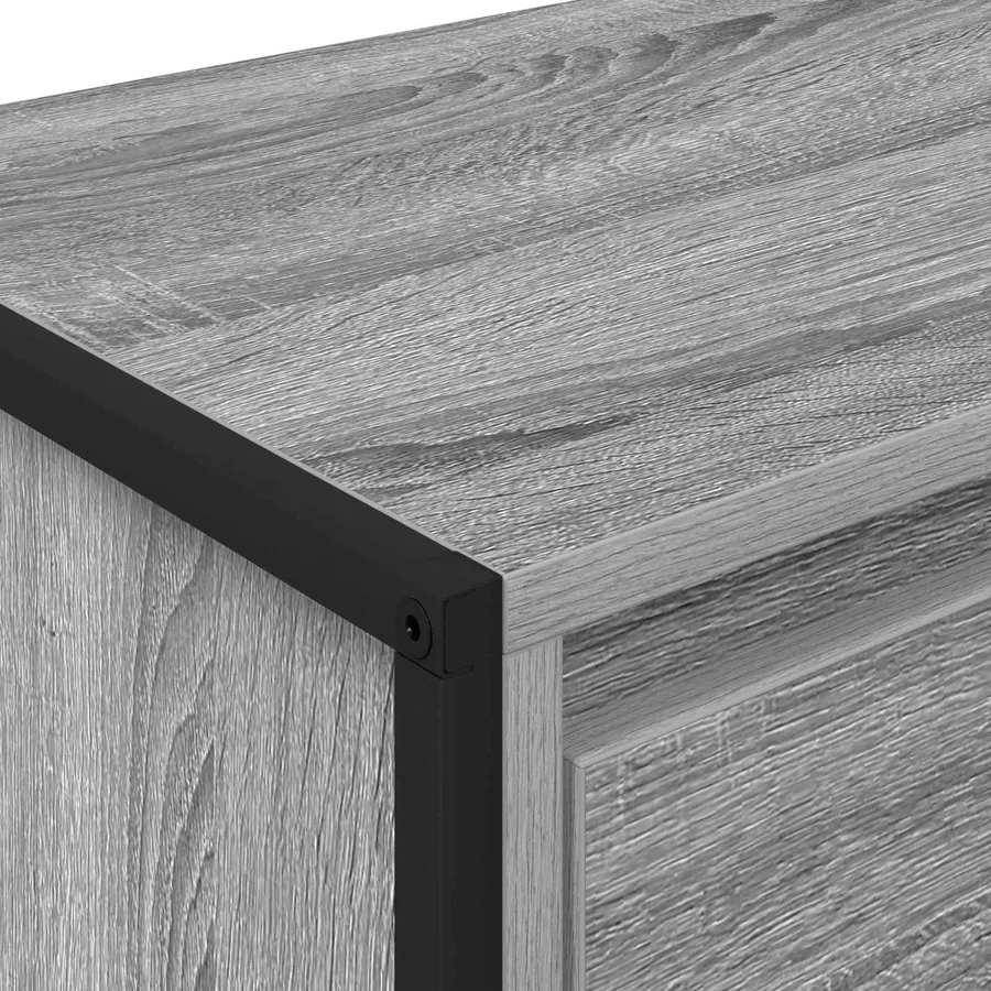 Meuble TV Gris Sonoma 100 x 36 x 49,5 cm Bois d'ingénierie - 9