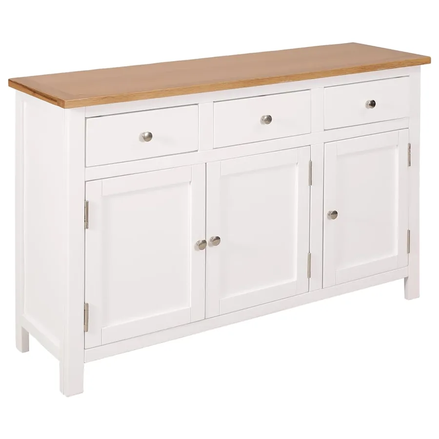 Buffet 110x33,5x70 cm Bois de chêne massif