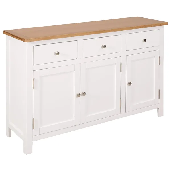 Buffet 110x33,5x70 cm Bois de chêne massif