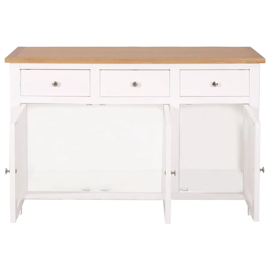 Buffet 110x33,5x70 cm Bois de chêne massif - 2
