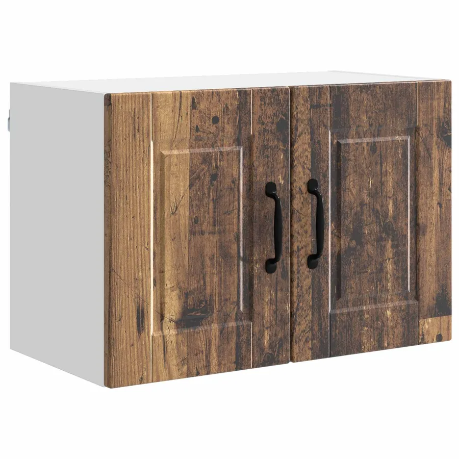 Meuble mural PORTO 2 pcs Bois ancien 60 x 31 x 40 cm - 6