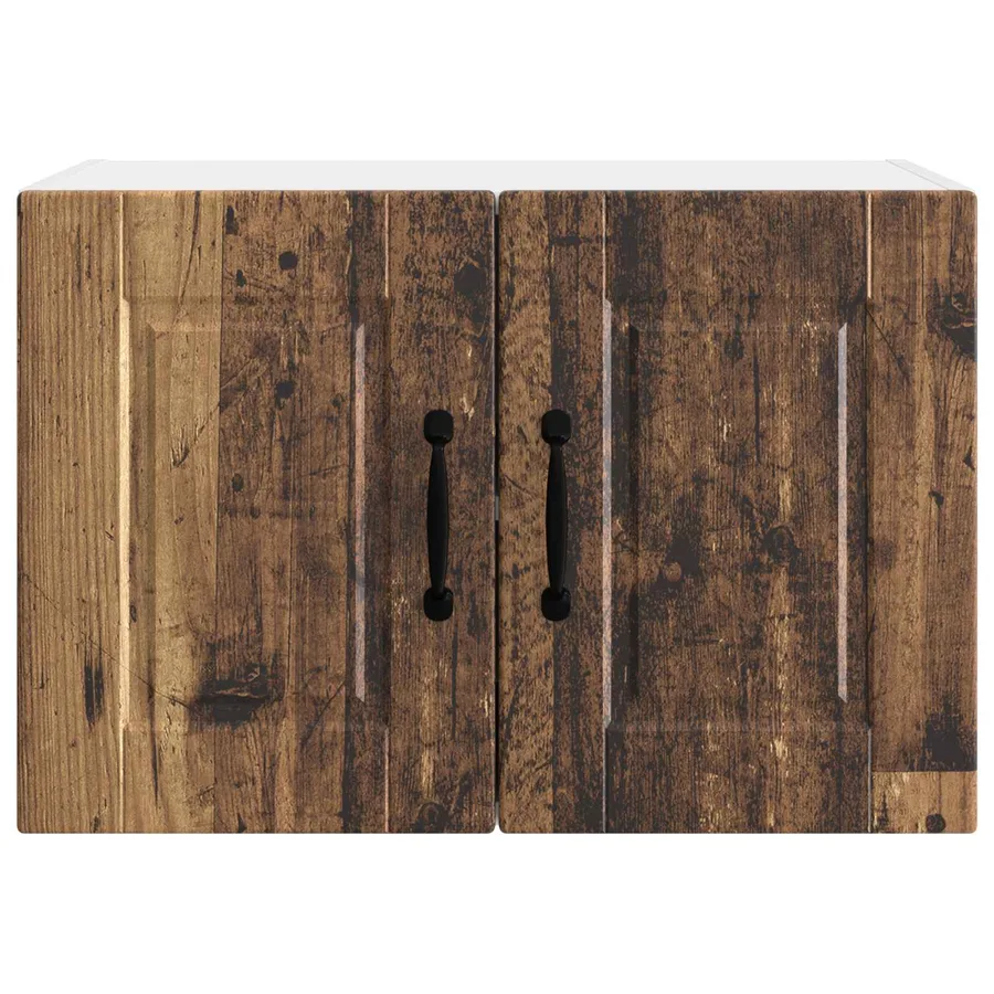 Meuble mural PORTO 2 pcs Bois ancien 60 x 31 x 40 cm - 7