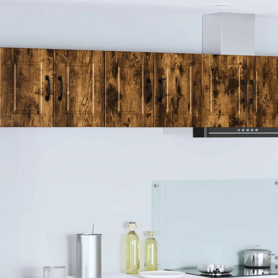 Meuble mural PORTO Chêne fumé 60 x 31 x 40 cm Bois d'ingénierie
