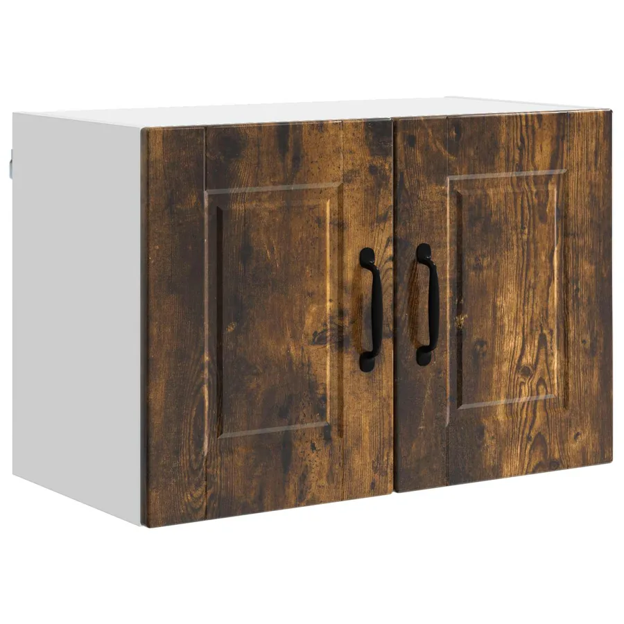 Meuble mural PORTO Chêne fumé 60 x 31 x 40 cm Bois d'ingénierie - 2