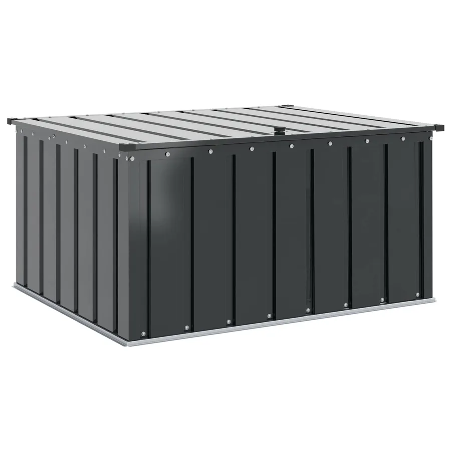Boîte de Rangement de Jardin Noir 101 x 82 x 50 cm Acier - 2
