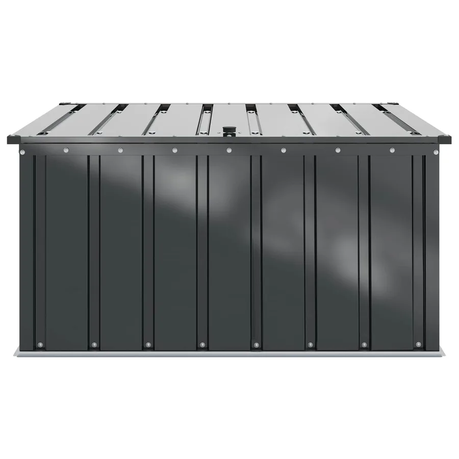 Boîte de Rangement de Jardin Noir 101 x 82 x 50 cm Acier - 6