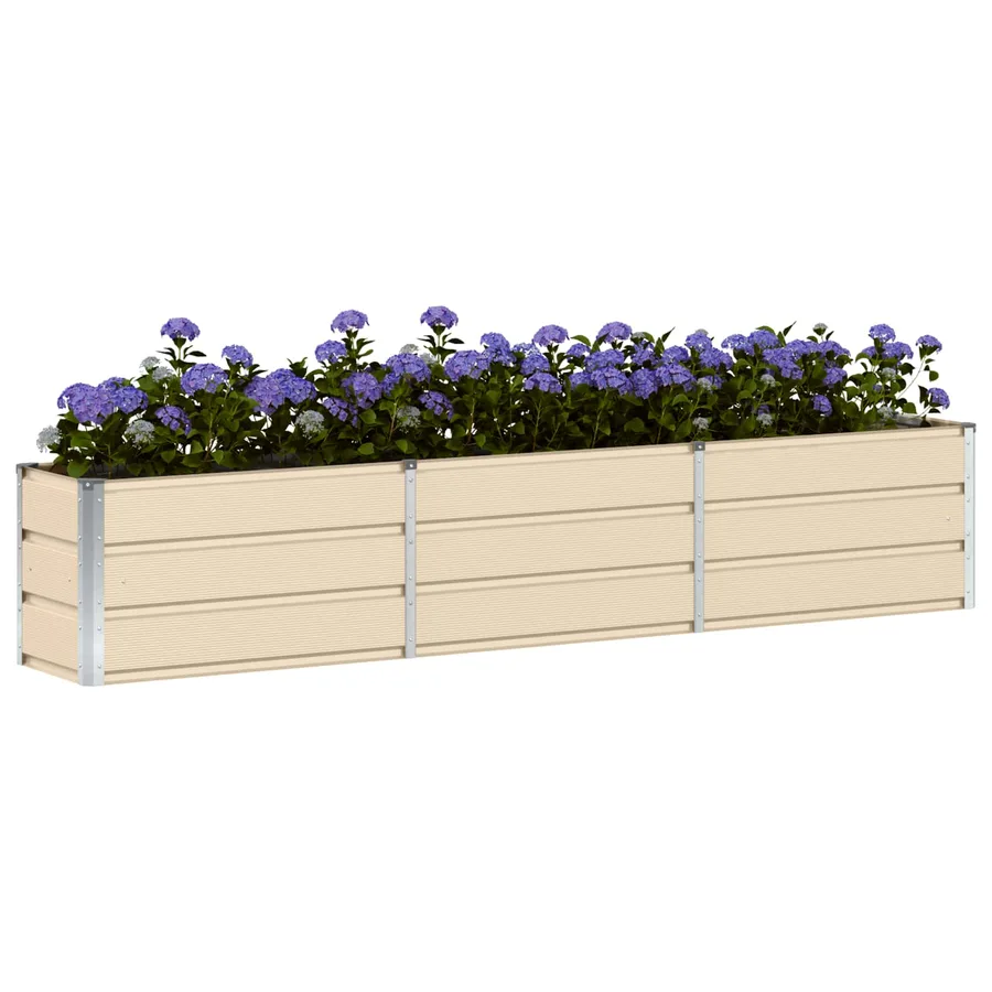 Jardinière Ivoire 240 x 40 x 45 cm Acier - 3