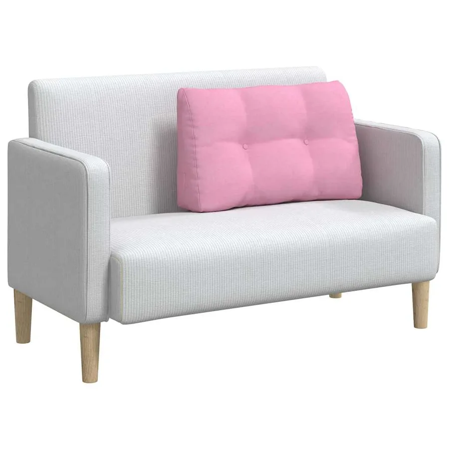Coussin de Dos Rose 80 x 24 x 50 cm tissu - 3