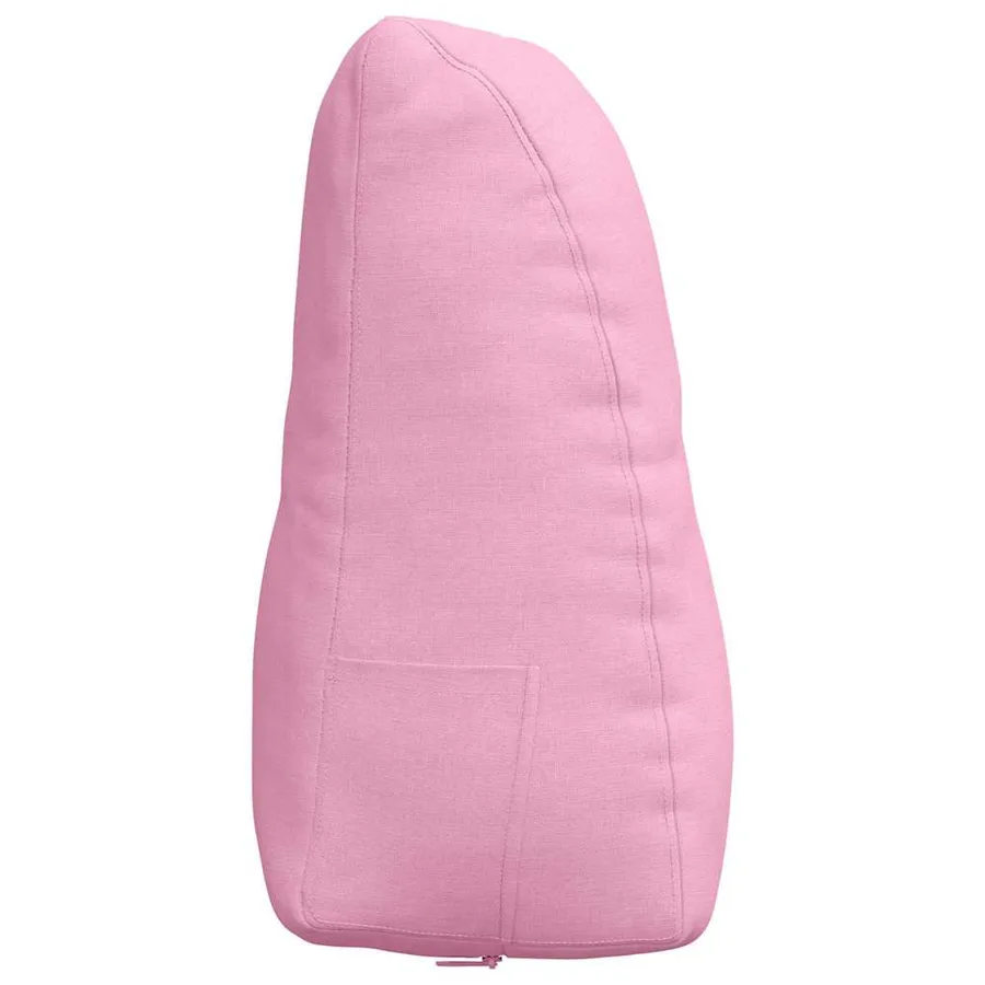 Coussin de Dos Rose 80 x 24 x 50 cm tissu - 7