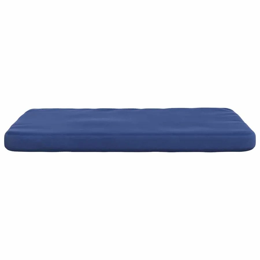 Coussins de siège 4 pcs Bleu police 40 x 40 x 3 cm Velours - 6