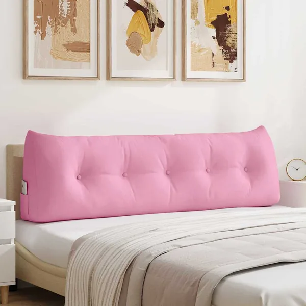 Coussin de Dos Rose 160 x 24 x 50 cm tissu