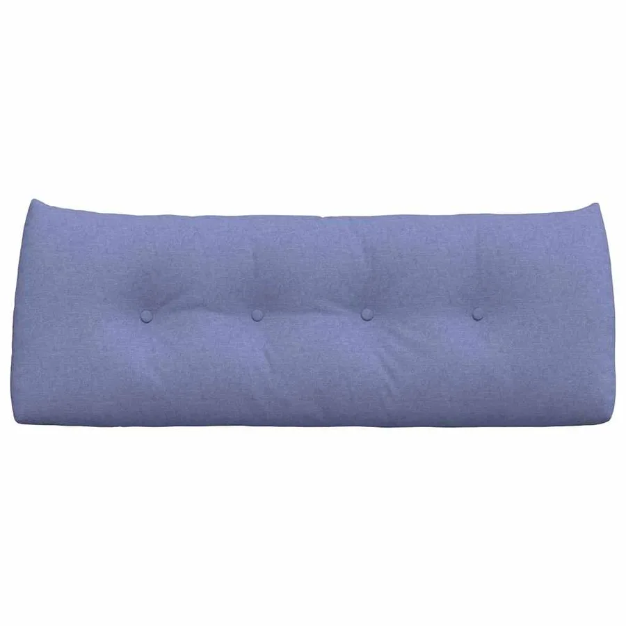 Coussin de Dos Bleu denim 120 x 24 x 50 cm tissu - 6