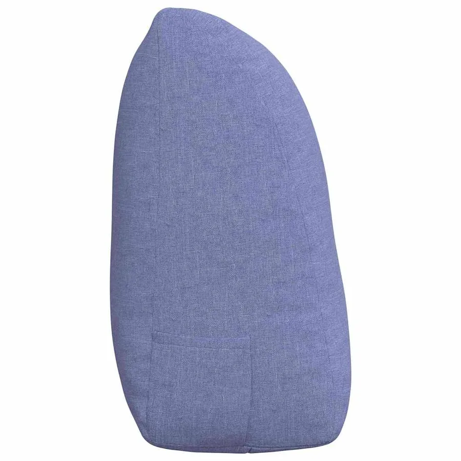 Coussin de Dos Bleu denim 120 x 24 x 50 cm tissu - 7
