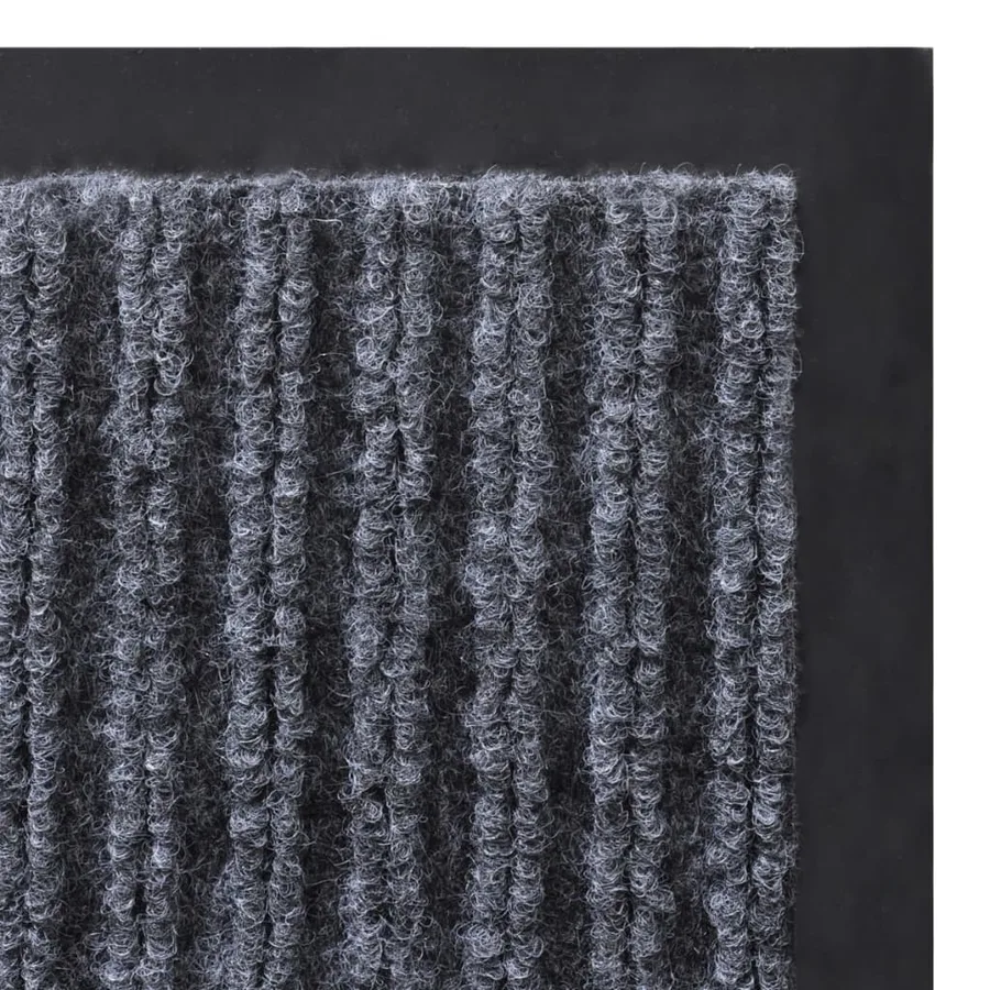 Paillassons 2 pcs PVC Gris 90x60 cm - 7