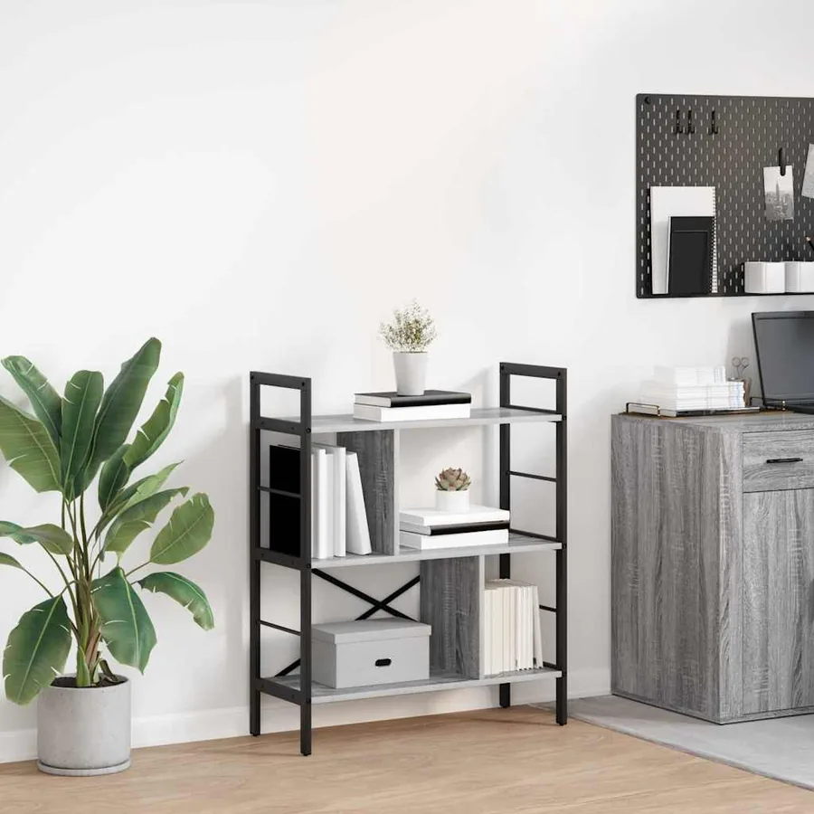 Étagère Gris Sonoma 75 x 30 x 91 cm Bois d'ingénierie