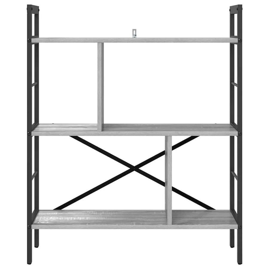 Étagère Gris Sonoma 75 x 30 x 91 cm Bois d'ingénierie - 5