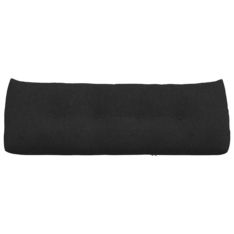 Coussin de Dos Noir 140 x 24 x 50 cm tissu - 6