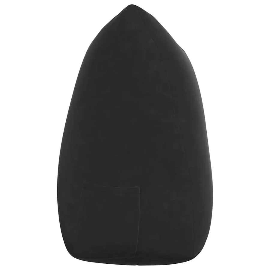 Coussin de Dos Noir 140 x 24 x 50 cm Velours - 7