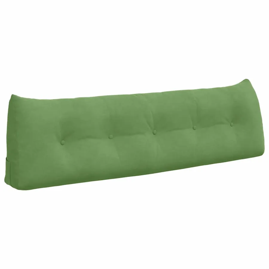 Coussin de Dos Vert clair 160 x 24 x 50 cm Velours - 2
