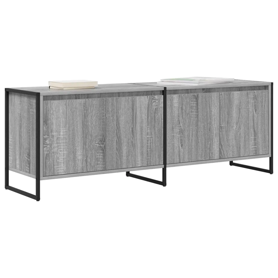Meuble TV Gris Sonoma 140 x 36 x 49.5 cm Bois d'ingénierie - 3