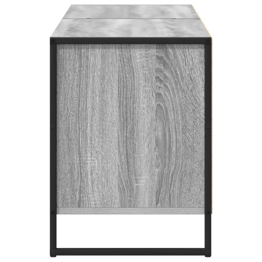 Meuble TV Gris Sonoma 140 x 36 x 49.5 cm Bois d'ingénierie - 7