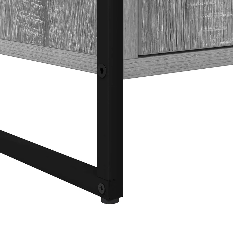 Meuble TV Gris Sonoma 140 x 36 x 49.5 cm Bois d'ingénierie - 8