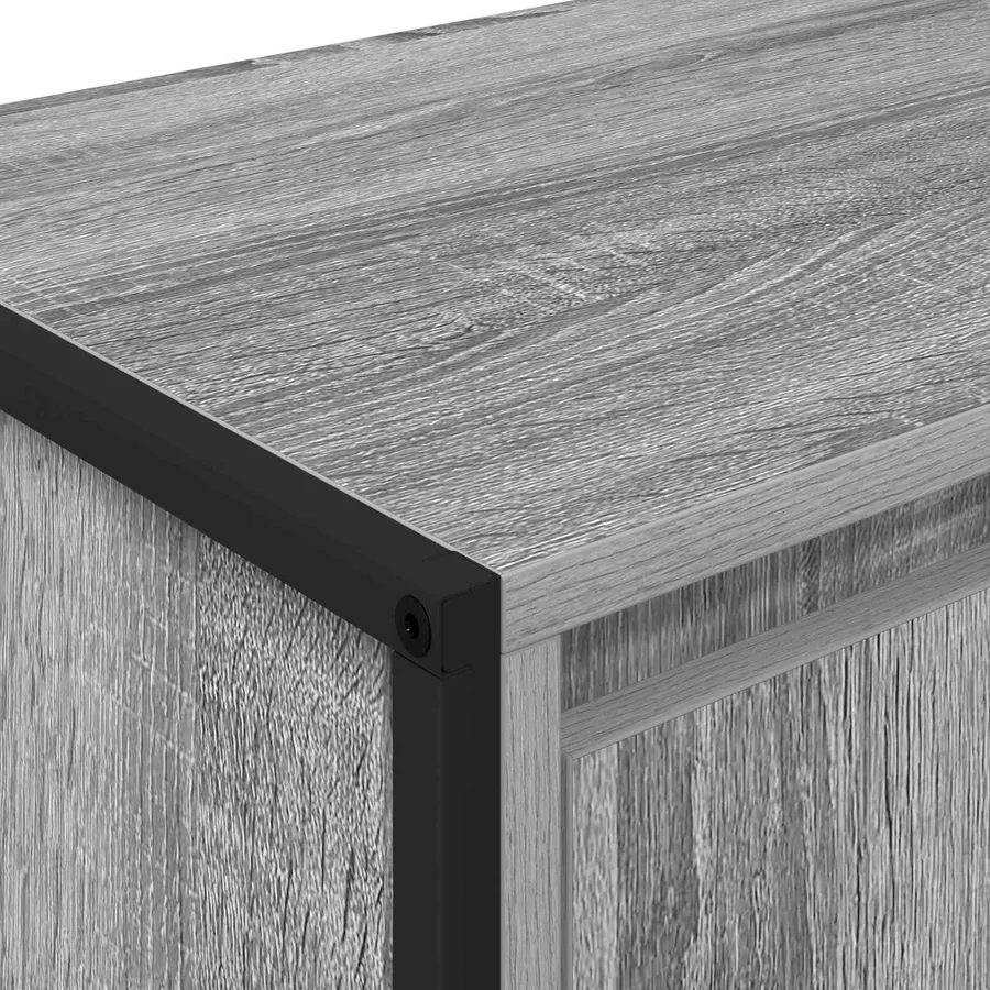 Meuble TV Gris Sonoma 140 x 36 x 49.5 cm Bois d'ingénierie - 9