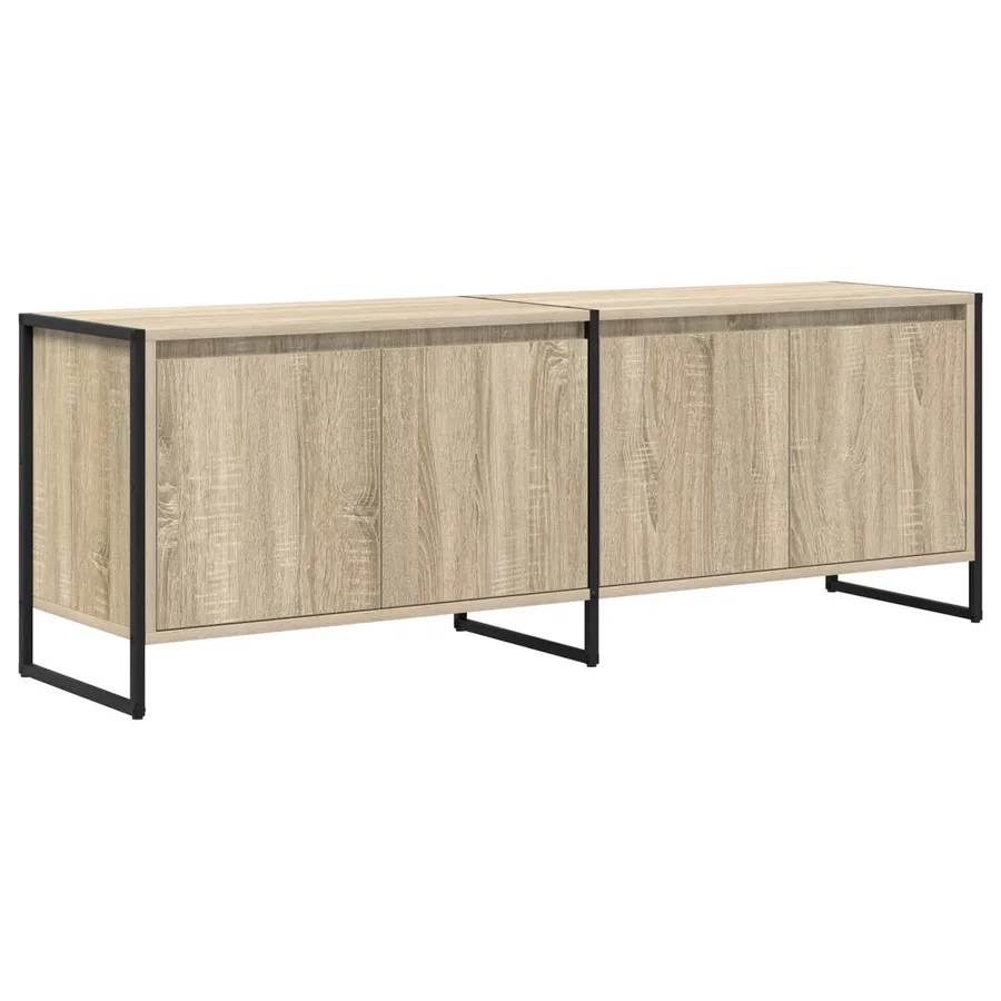 Meuble TV Sonoma 140 x 36 x 49.5 cm Bois d'ingénierie - 2