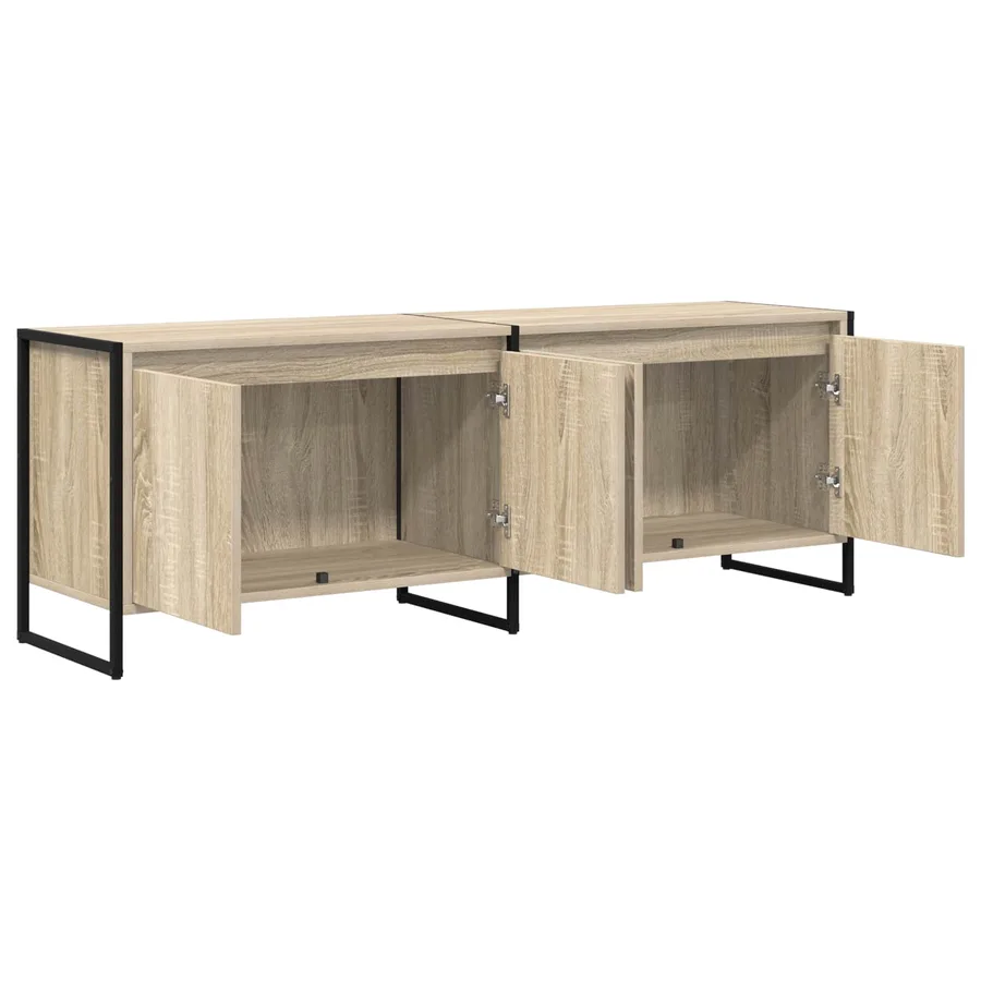 Meuble TV Sonoma 140 x 36 x 49.5 cm Bois d'ingénierie - 5