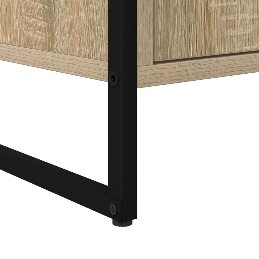 Meuble TV Sonoma 140 x 36 x 49.5 cm Bois d'ingénierie - 8