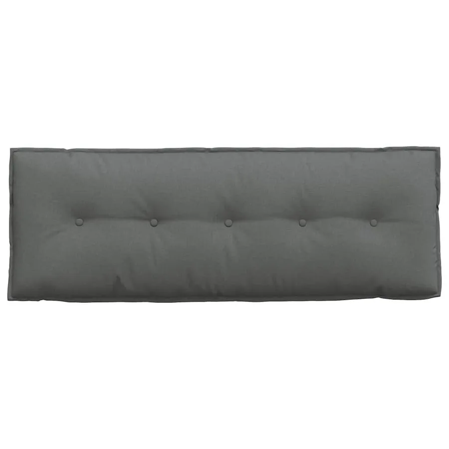 Coussin de Dos Gris foncé 140 x 19 x 50 cm tissu - 6