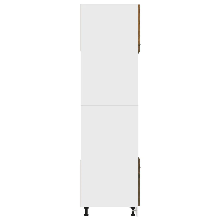 Meuble micro-ondes "Lyon" Chêne fumé 60 x 57 x 207 cm Bois d'ingénierie - 6