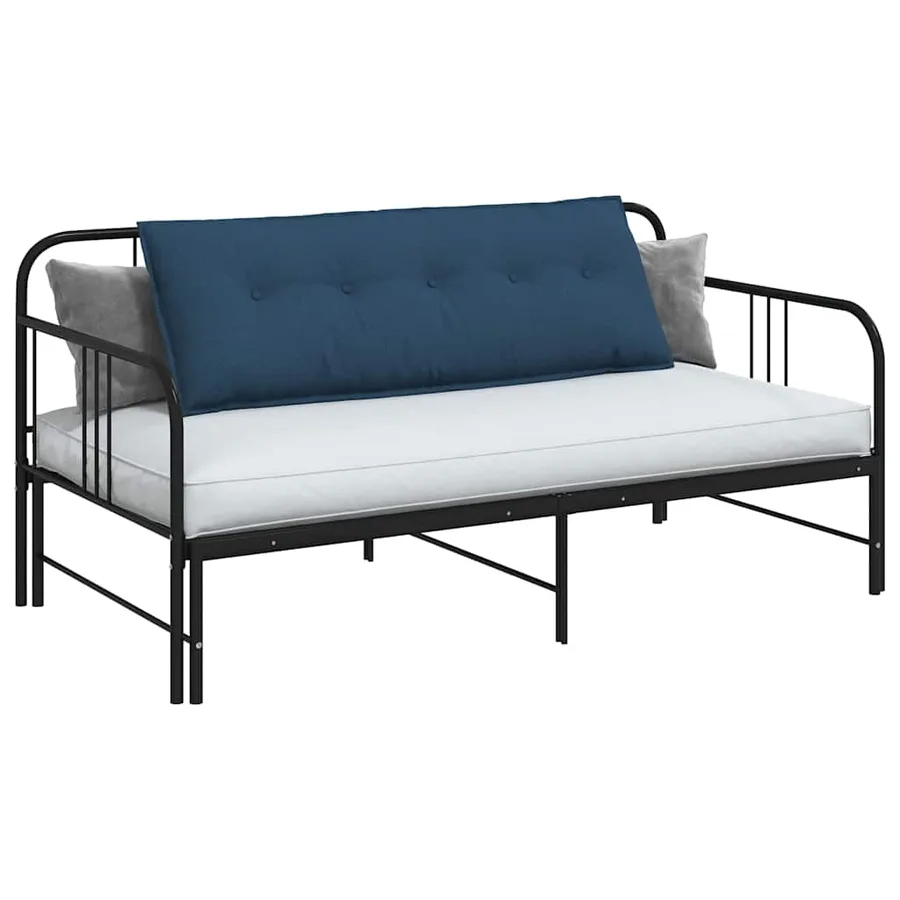 Coussin de Dos Bleu 140 x 19 x 50 cm tissu - 3