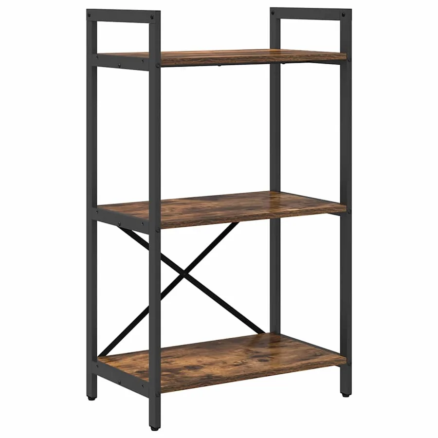 Étagère Chêne fumé 56 x 34 x 96 cm Bois d'ingénierie - 2