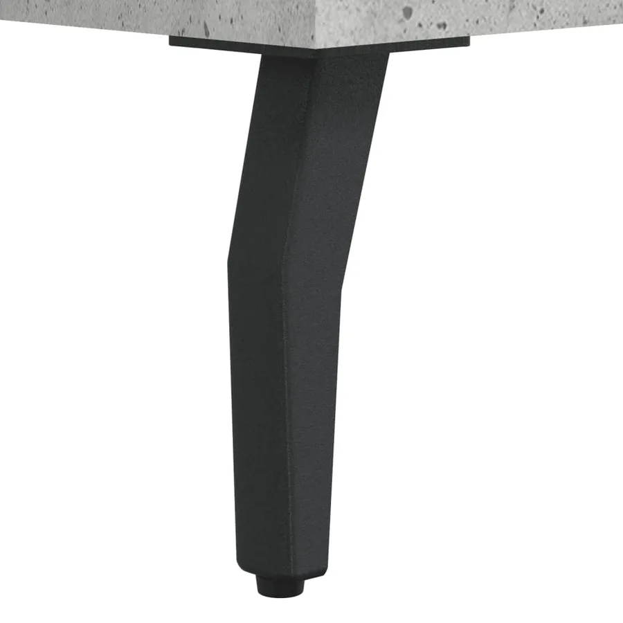 Buffet haut Gris béton 69,5x34x180 cm Bois d'ingénierie - 12