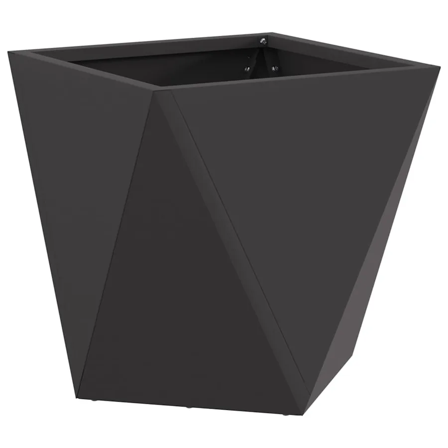 Jardinière Noir 30 x 30 x 30 cm Acier - 2