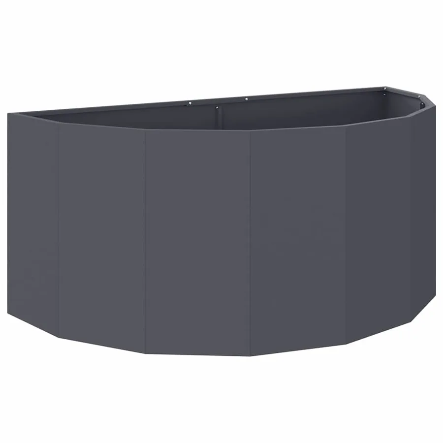 Jardinière Anthracite 120 x 60 x 50 cm Acier - 2