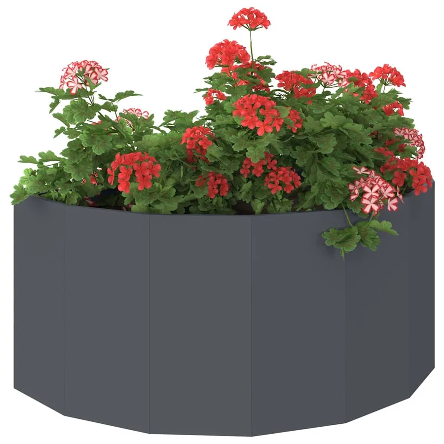 Jardinière Anthracite 120 x 60 x 50 cm Acier - 3