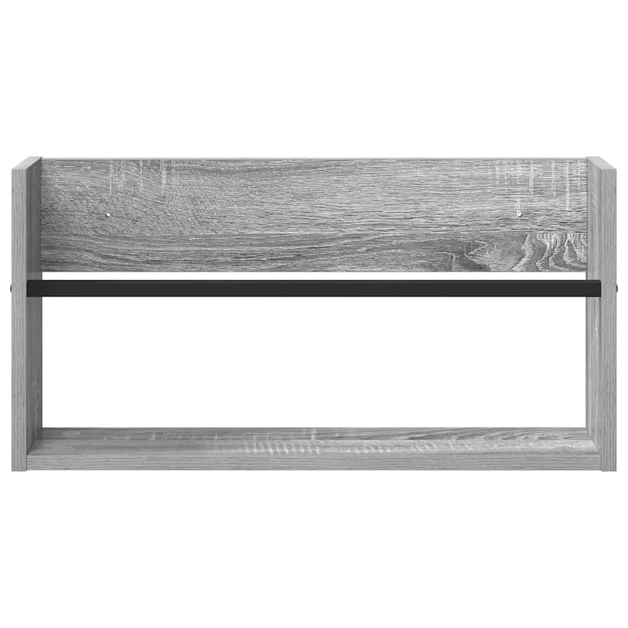 Étagère à magazines 2 pcs Gris Sonoma 60 x 12 x 30 cm - 6