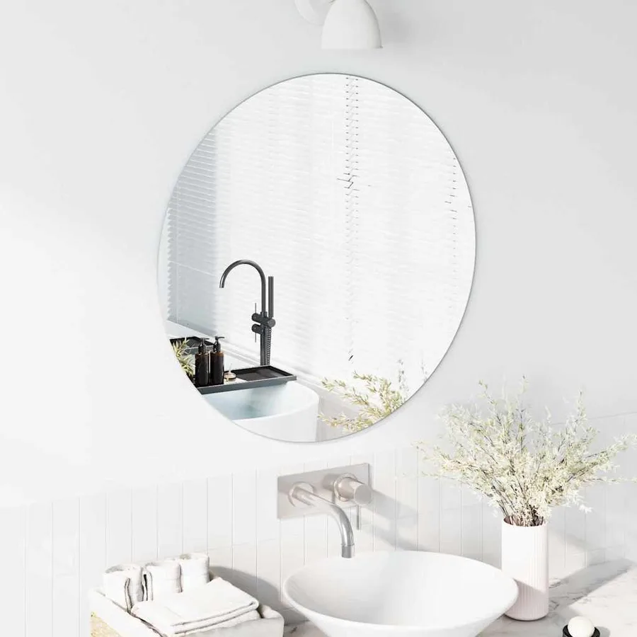 Miroir mural Rond Ø 70 cm verre trempé - 3