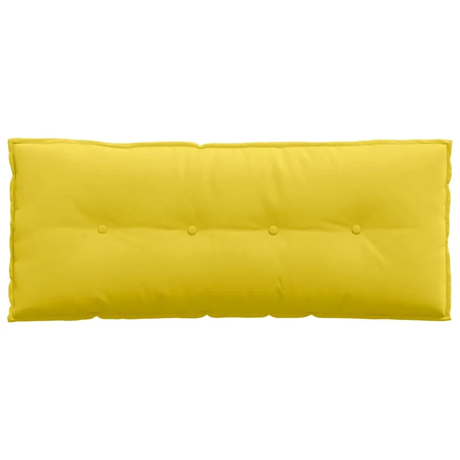 Coussin de Dos Jaune clair 120 x 19 x 50 cm tissu - 6