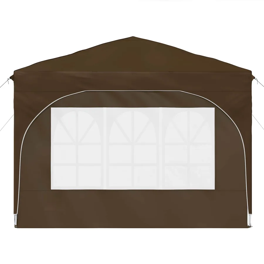 Tente de fête pop-up 290 x 290 x 245 cm Taupe - 7